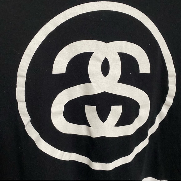 Stussy MVP Sloppy Crewneck Long Sleeve T Shirt Size XS - Picture 2 of 5